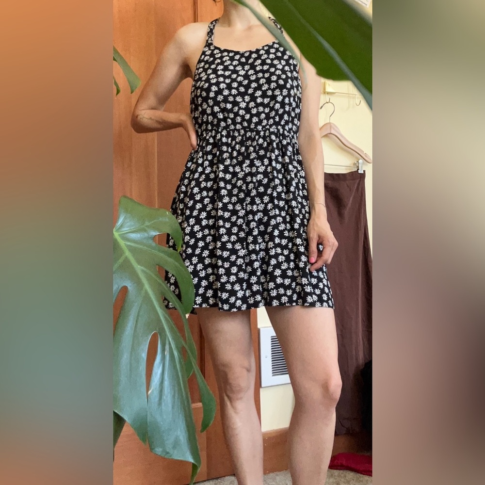 Daisy Print Racer Back Sundress